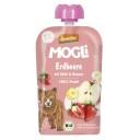 Mogli BIO zemeņu, ābolu, banānu biezenis, 100g